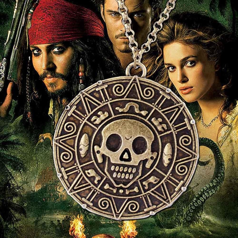 Amazon.co.jp: Caribbean Jack Sparrow Pirate Coin Pendant